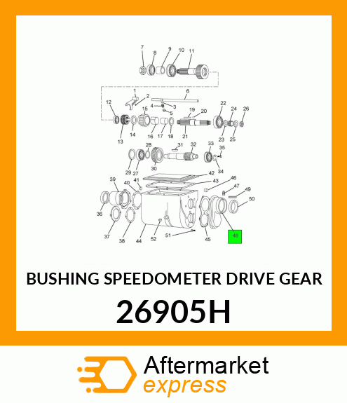 BUSHING SPEEDOMETER DRIVE GEAR 26905H