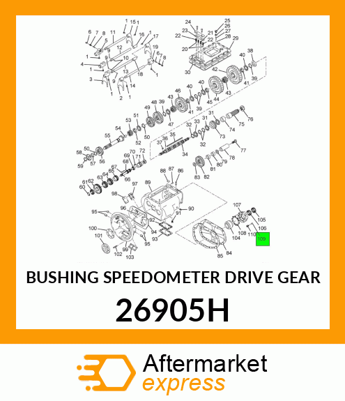 BUSHING SPEEDOMETER DRIVE GEAR 26905H