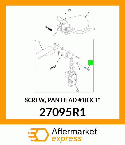 SCREW, PAN HEAD #10 X 1" 27095R1