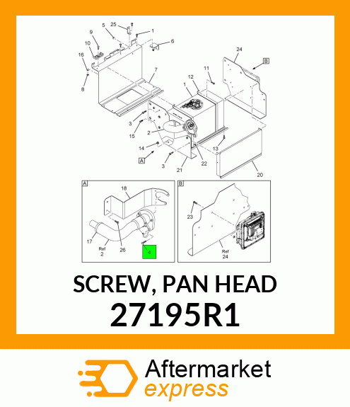 SCREW, PAN HEAD 27195R1