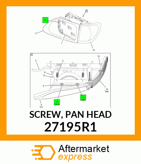 SCREW, PAN HEAD 27195R1