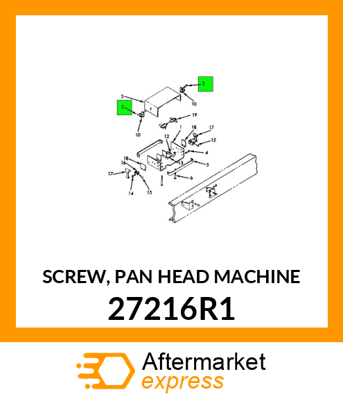 SCREW, PAN HEAD MACHINE 27216R1