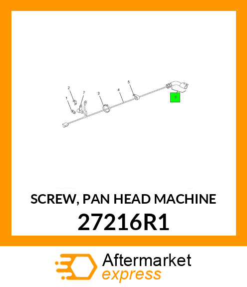 SCREW, PAN HEAD MACHINE 27216R1