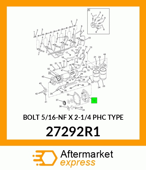 BOLT 5/16-NF X 2-1/4 PHC TYPE 27292R1