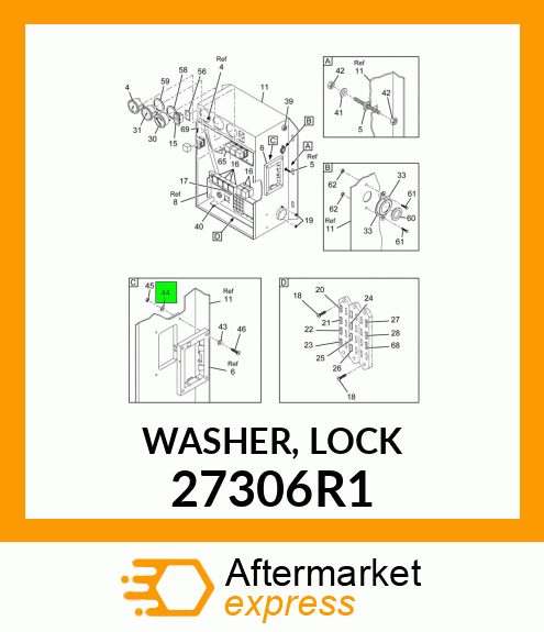 WASHER, LOCK 27306R1