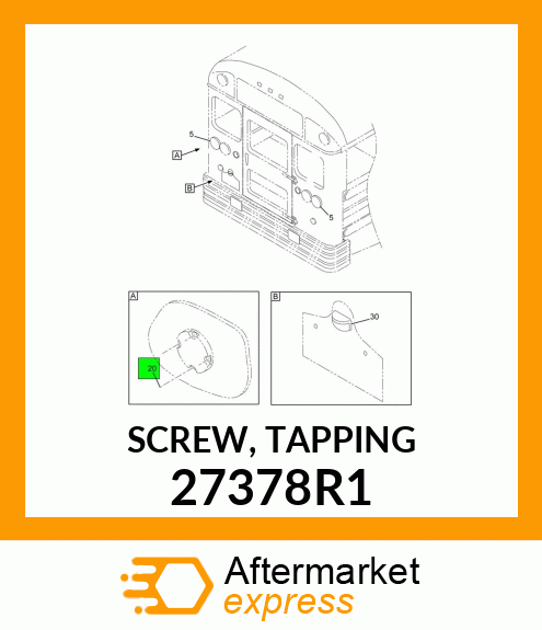 SCREW, TAPPING 27378R1