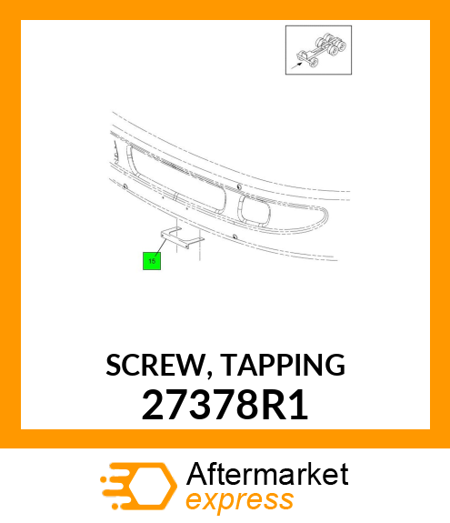 SCREW, TAPPING 27378R1