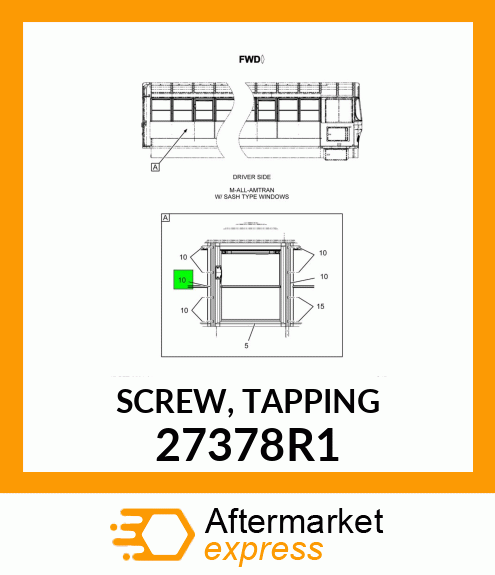 SCREW, TAPPING 27378R1