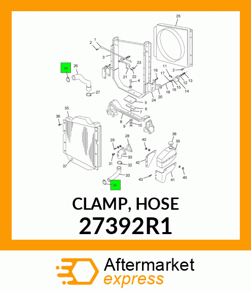 CLAMP, HOSE 27392R1