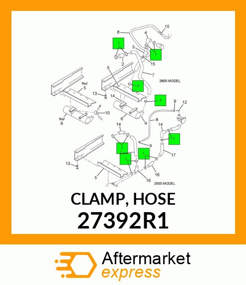 CLAMP, HOSE 27392R1