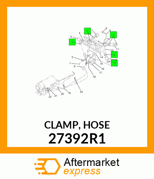 CLAMP, HOSE 27392R1