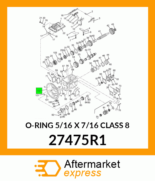 O-RING 5/16 X 7/16 CLASS 8 27475R1