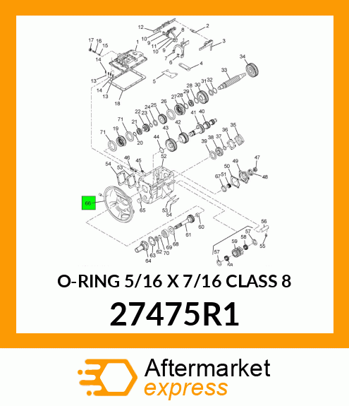 O-RING 5/16 X 7/16 CLASS 8 27475R1