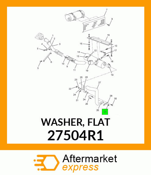 WASHER, FLAT 27504R1