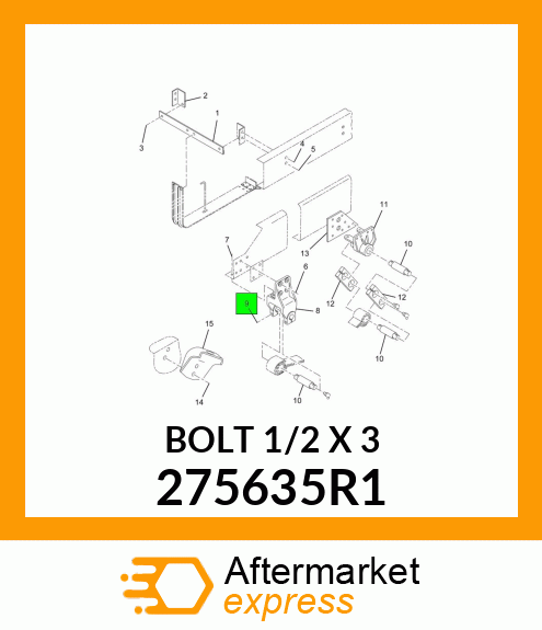 BOLT 1/2" X 3" 275635R1