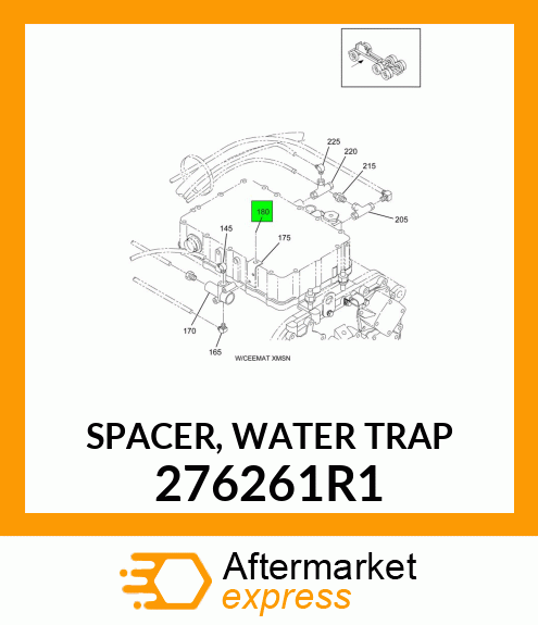 SPACER, WATER TRAP 276261R1