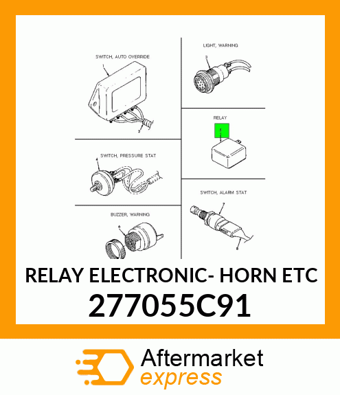 RELAY ELECTRONIC- HORN ETC 277055C91