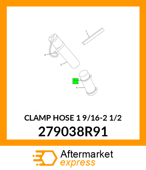 CLAMP HOSE 1 9/16-2 1/2 279038R91