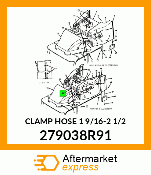 CLAMP HOSE 1 9/16-2 1/2 279038R91