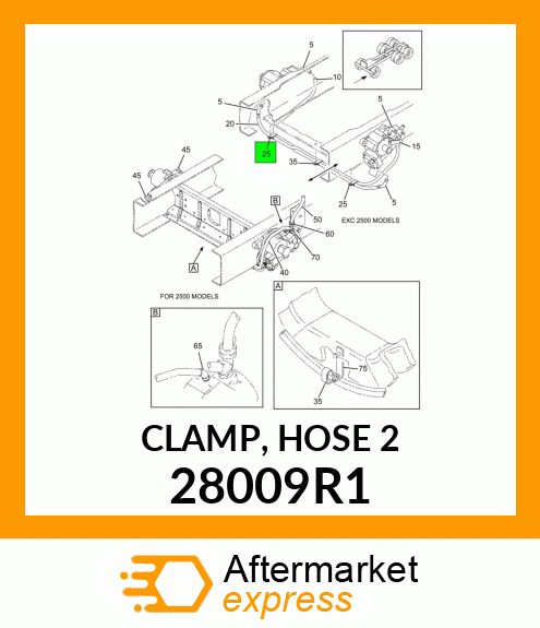 CLAMP, HOSE 2" 28009R1