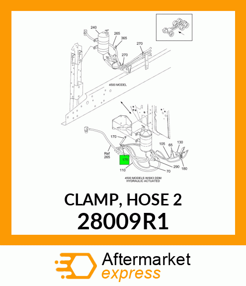 CLAMP, HOSE 2" 28009R1