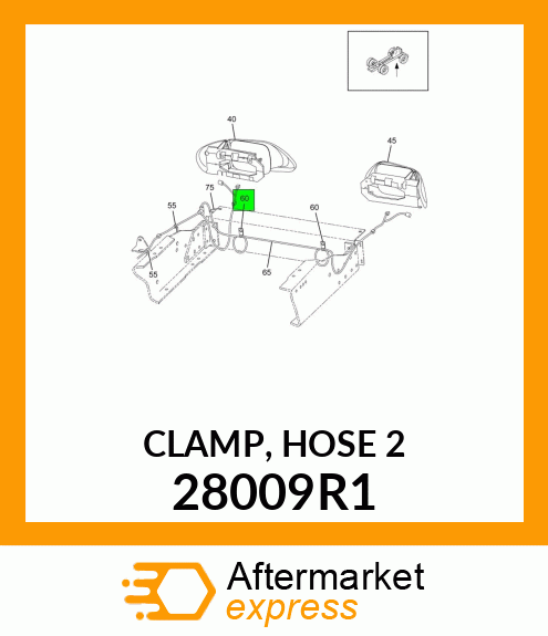 CLAMP, HOSE 2" 28009R1