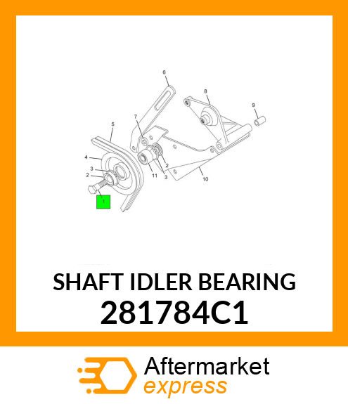 SHAFT IDLER BEARING 281784C1