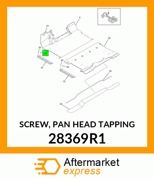 SCREW, PAN HEAD TAPPING 28369R1