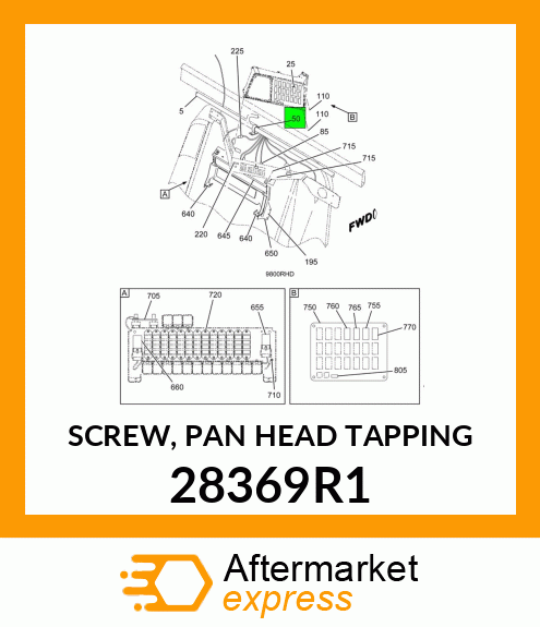 SCREW, PAN HEAD TAPPING 28369R1