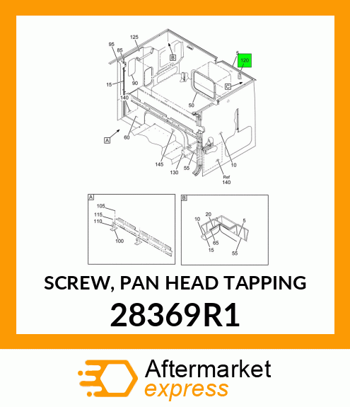 SCREW, PAN HEAD TAPPING 28369R1