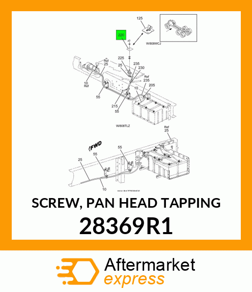 SCREW, PAN HEAD TAPPING 28369R1