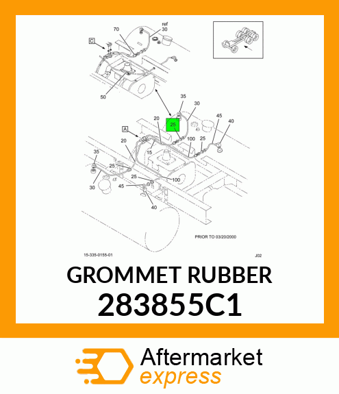 GROMMET RUBBER 283855C1