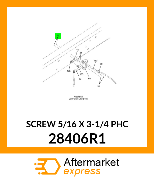 SCREW 5/16 X 3-1/4 PHC 28406R1