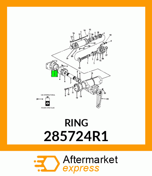 O-RING 3-3/8 X 3-5/8 CLASS 5 285724R1