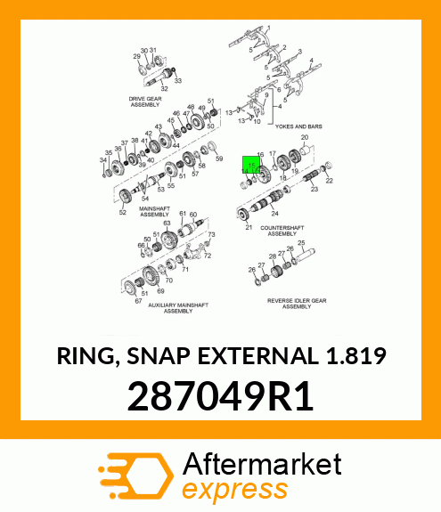 RING, SNAP EXTERNAL 1.819" 287049R1