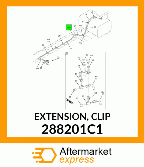 EXTENSION, CLIP 288201C1