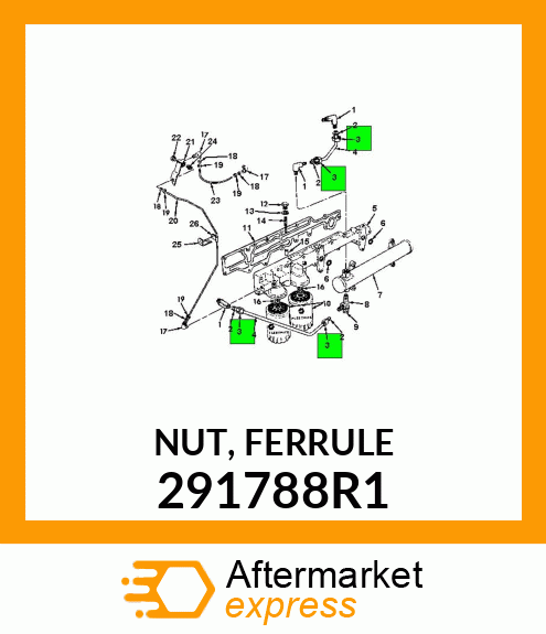 NUT, FERRULE 291788R1