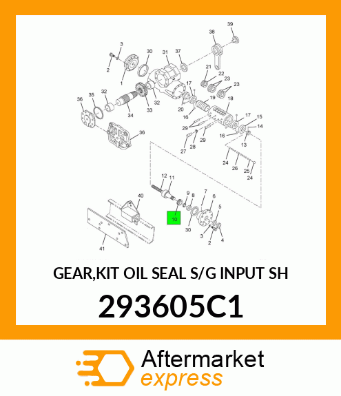 GEAR,KIT OIL SEAL S/G INPUT SH 293605C1