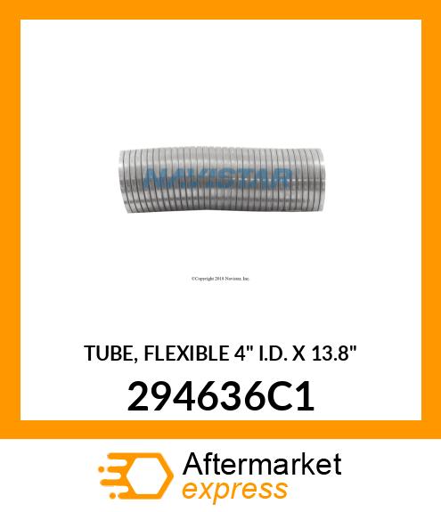 TUBE, FLEXIBLE 4" I.D. X 13.8" 294636C1