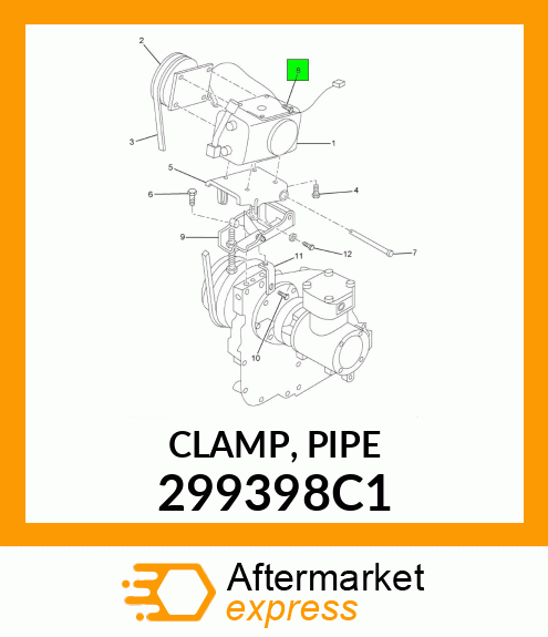 CLAMP, PIPE 299398C1