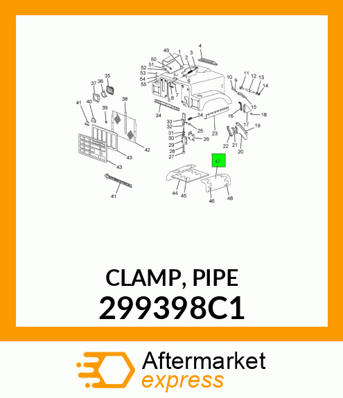 CLAMP, PIPE 299398C1