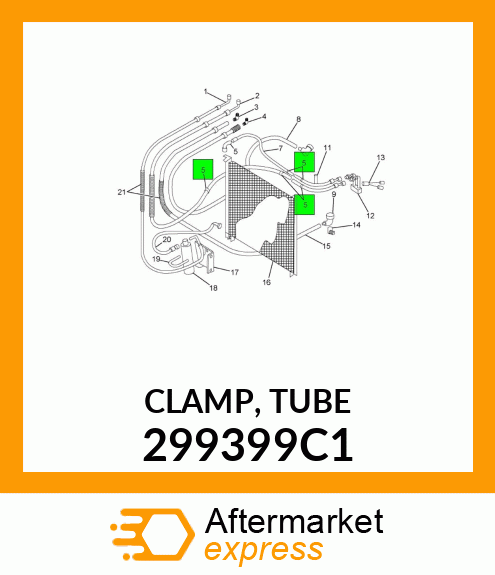 CLAMP, TUBE 299399C1