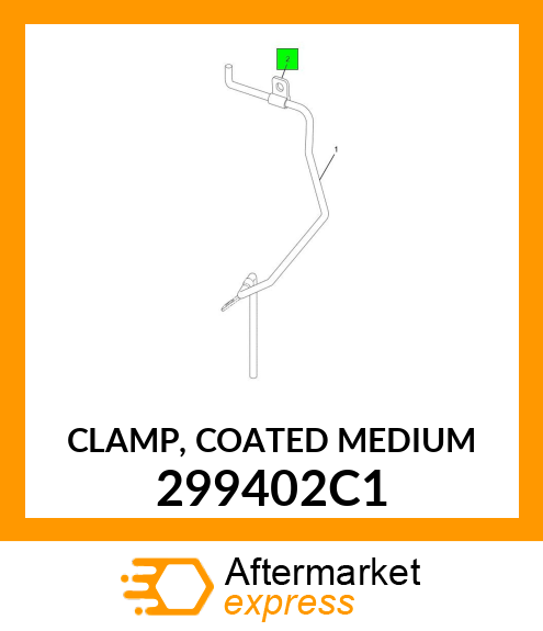 CLAMP, COATED MEDIUM 299402C1