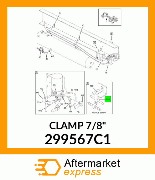 CLAMP 7/8" 299567C1