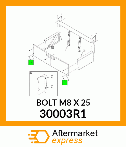 BOLT M8 X 25 30003R1