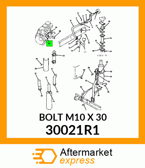 BOLT M10 X 30 30021R1