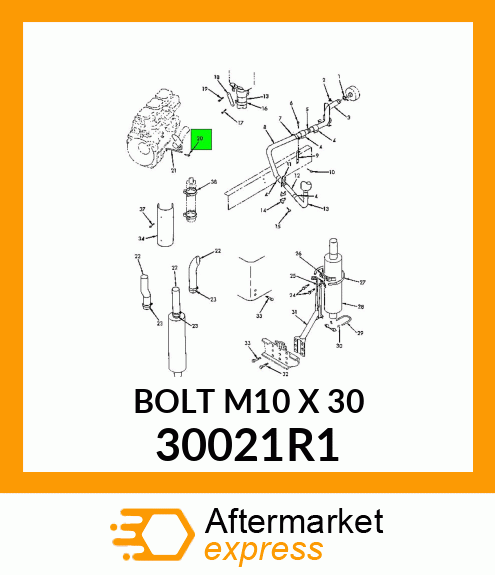 BOLT M10 X 30 30021R1