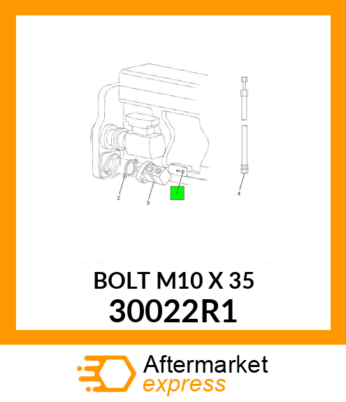 BOLT M10 X 35 30022R1