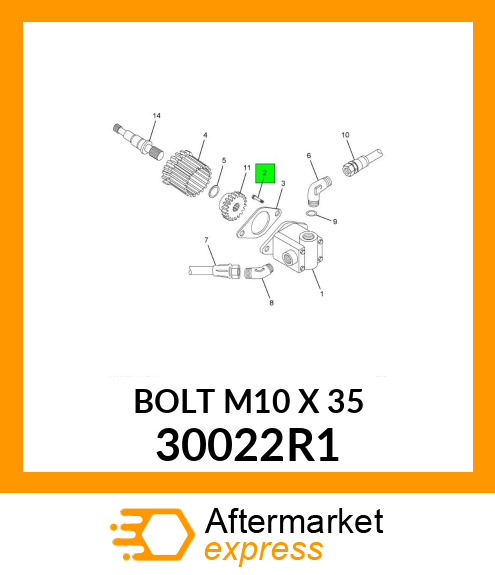 BOLT M10 X 35 30022R1