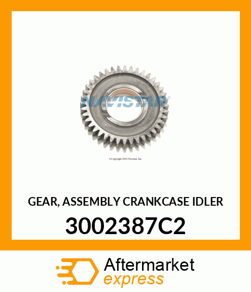 GEAR, ASSEMBLY CRANKCASE IDLER 3002387C2